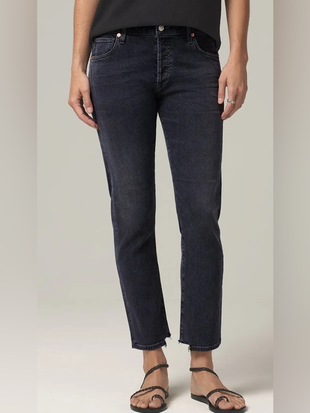 Citizens of Humanity - Emerson Slim Boyfriend Jean - Women’s 27. Washed Black!